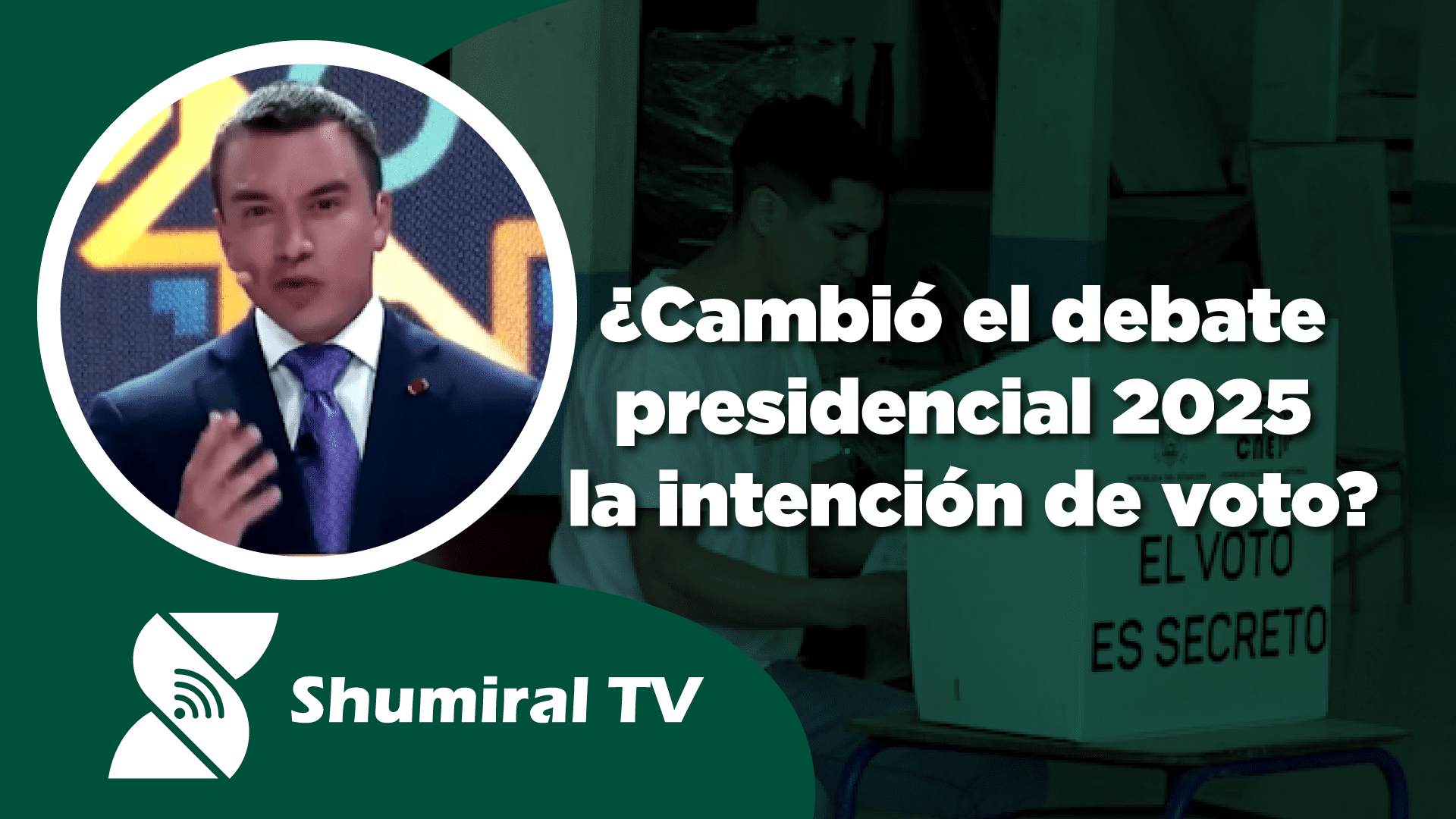 PreguntaDeLaSemana || Debate presidencial 2025: ¿Influyó en tu decisión ...